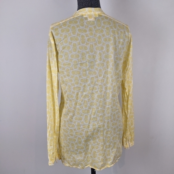 MICHAEL Kors yellow tunic top medium - Picture 6 of 11